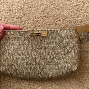 Michael Kors Metallic Gold Clutch